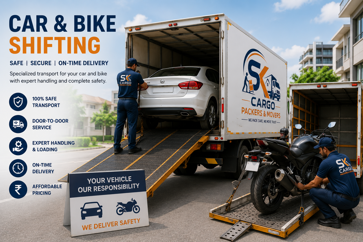car & bike movers in pune